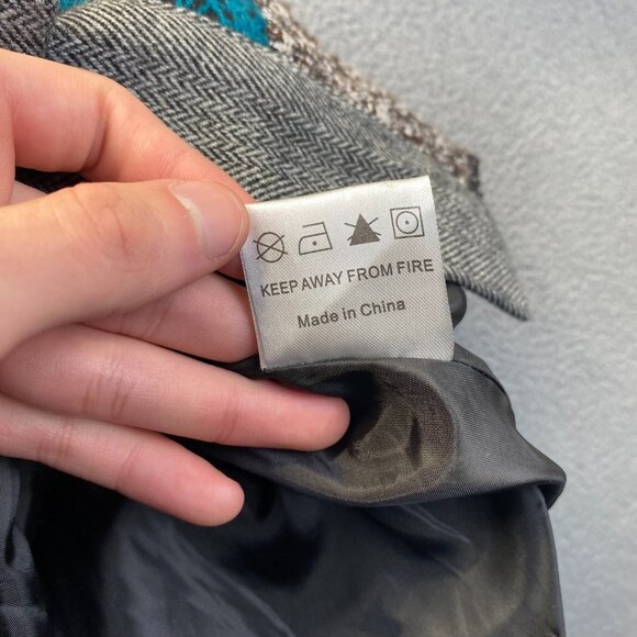 Dor Dor Couture Art-To-Wear Women's Size Small  Button Up Lined Coat - Picture 7 of 13